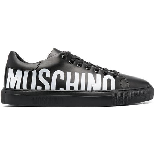 Moschino sneakers con stampa - nero