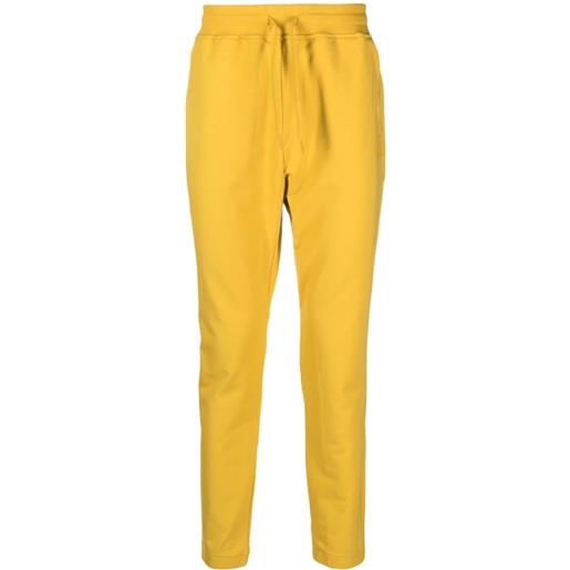 C.P. Company pantaloni sportivi con stampa - giallo
