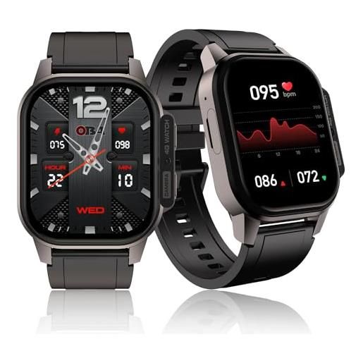 OBA smartwatch 4g lte smart watch monitoraggio salute, cardio, cassa 49mm, ossigeno o2, fitness, gps integrato, ip67, fotocamera, display omoled, batteria 1000ah, smartphone in soli 49mm watch s5