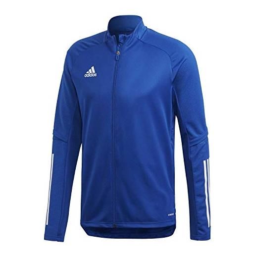 Adidas condivo 20 track top, giacca sportiva uomo, blu (team royal blue), xs