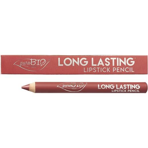 Purobio cosmetics matita labbra long lasting 15l rosa caldo