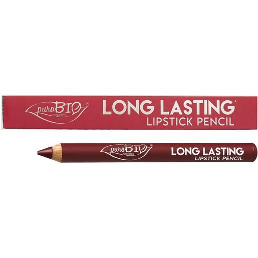 Purobio cosmetics matita labbra long lasting 14l rosso fragola