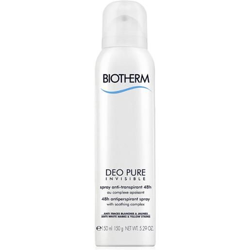 Biotherm deo pure invisible spray deodorante spray do donna 150 ml