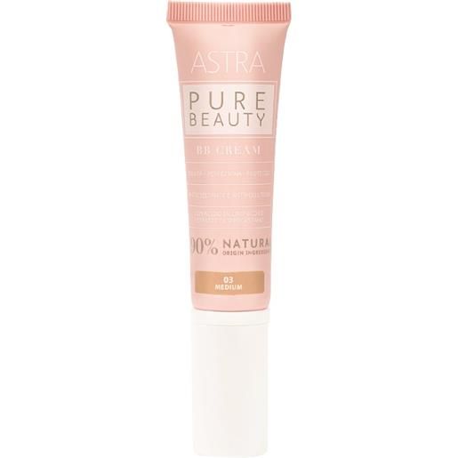 GIUFRA Srl astra pure beauty bb cream 03 - crema colorata correttiva ed idratante - tonalità medium