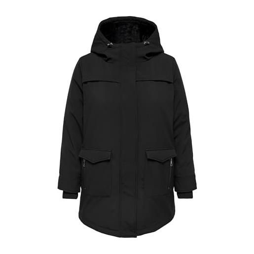 Only carmaastricht softshell parka otw noos cappotto funzionale, nero, m donna