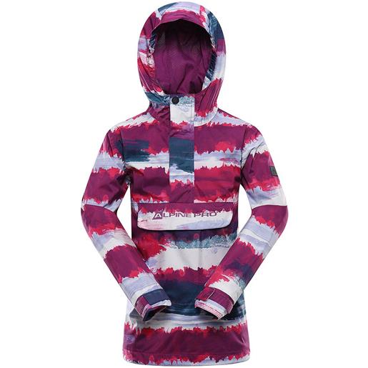 Alpine Pro zeredo full zip rain jacket rosa 104-110 cm ragazzo