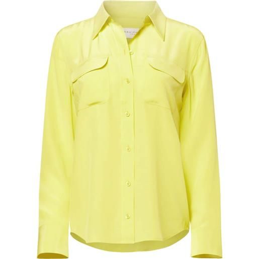 Equipment camicia signature - giallo