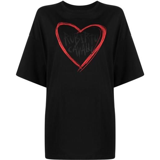 Roberto Cavalli t-shirt con stampa - nero