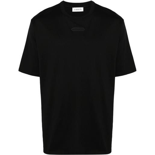 Lanvin t-shirt con applicazione - nero