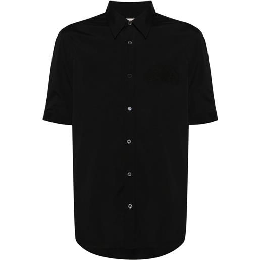 Alexander McQueen camicia con ricamo - nero