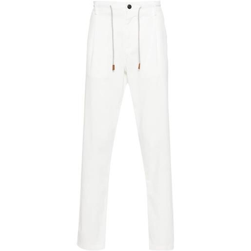 Eleventy pantaloni con coulisse - bianco