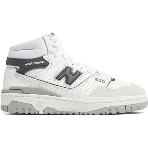 New Balance sneakers alte 650 in pelle - bianco