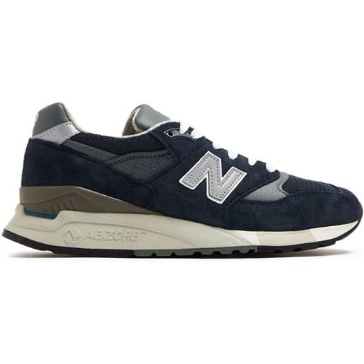New Balance sneakers 998 con applicazione - blu