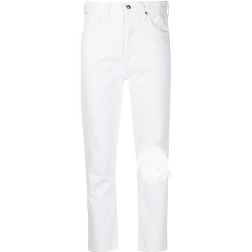 Citizens of Humanity jeans dritti charlotte - bianco