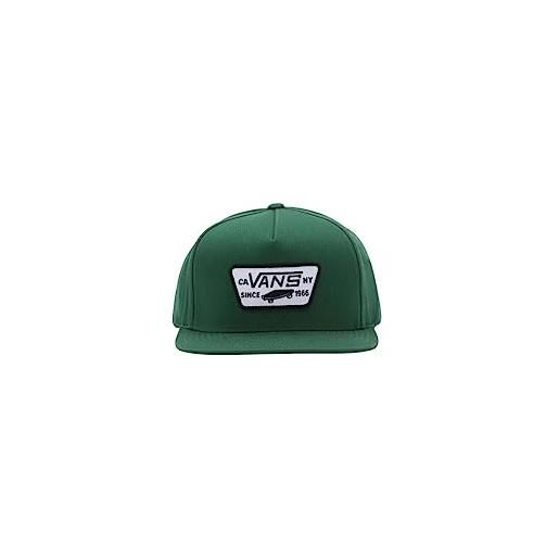 Vans cappello modello full patch da uomo, in tessuto, colore verde verde green