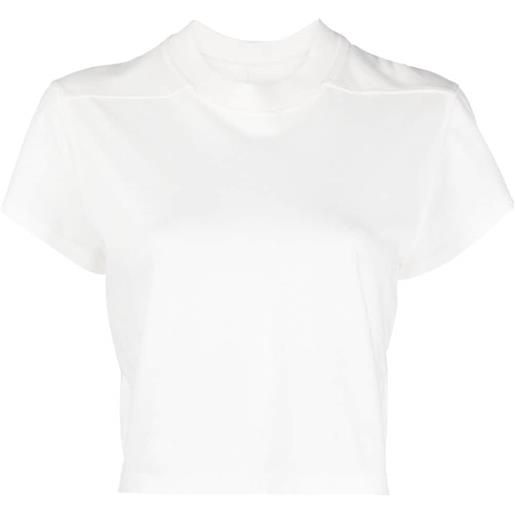 Rick Owens DRKSHDW t-shirt level crop - bianco
