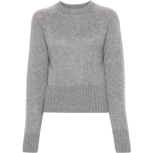 Fabiana Filippi maglione con motivo chevron - grigio
