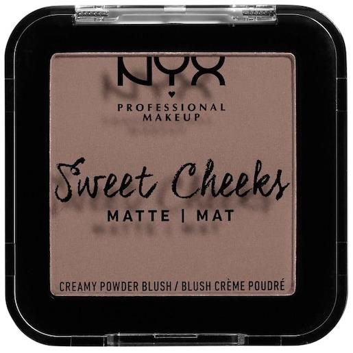 NYX Professional Makeup facial make-up blush sweet cheeks matte blush so taupe