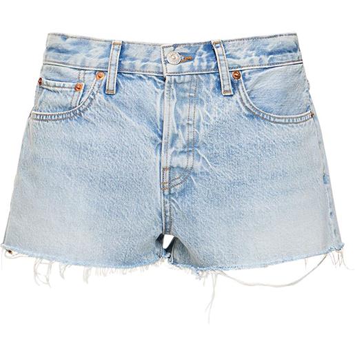 Re/done & pam mid rise denim shorts