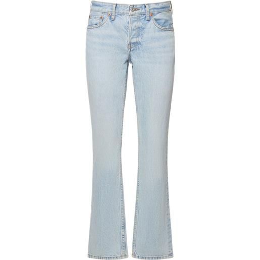 Re/done & pam low rise straight jeans