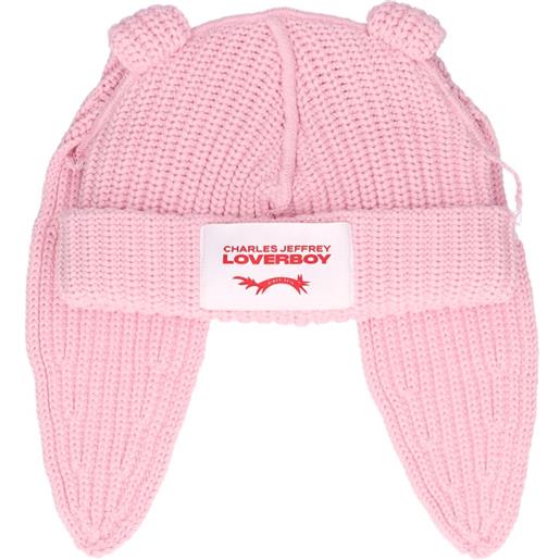 CHARLES JEFFREY LOVERBOY cappello beanie chunky rabbit in cotone