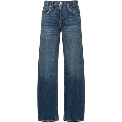 RE/DONE jeans larghi vita alta in denim