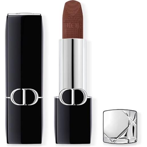 Dior rouge dior velvet rossetto - comfort e lunga tenuta - trattamento floreale idratante -