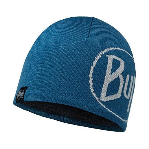 Buff antivento cappello, unisex, windproof, tech logo seaport blue, adult/one size