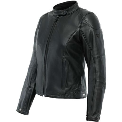 Dainese giacca moto donna in pelle custom Dainese electra lady nero