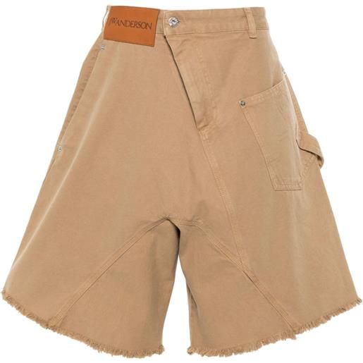 JW Anderson shorts twisted - marrone