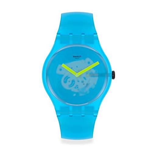 Swatch analogico suos112, blu, striscia