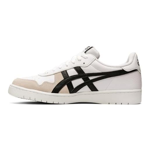 Asics japan s, scarpe uomo, bianco (white/black/white trim), 46.5 eu