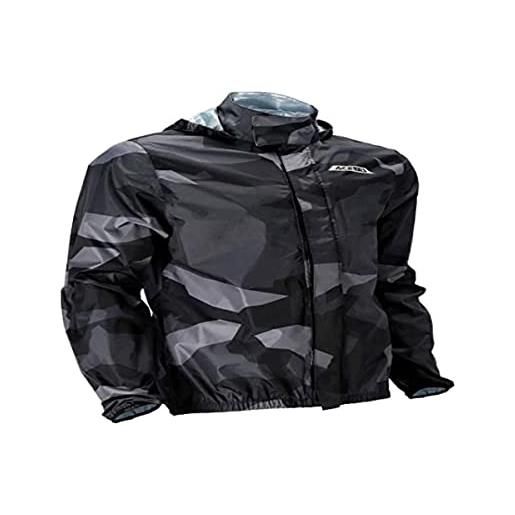 Acerbis giacca da pioggia x-dry camo - black m