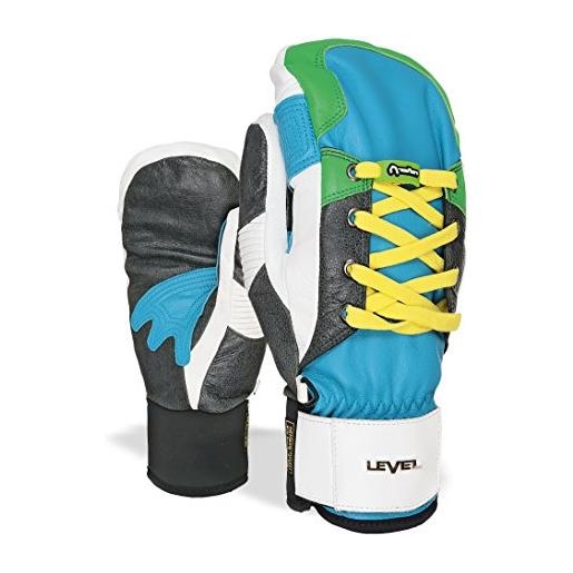 Level rexford sneaker mitt, guanto man (skiing and snowboarding), azzurro, 7.5/sm