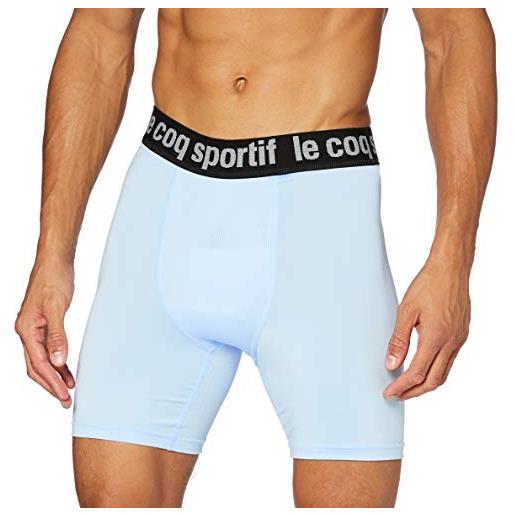 Le Coq Sportif training smartlayer short m, pantalone corto uomo, giallo fluo, s