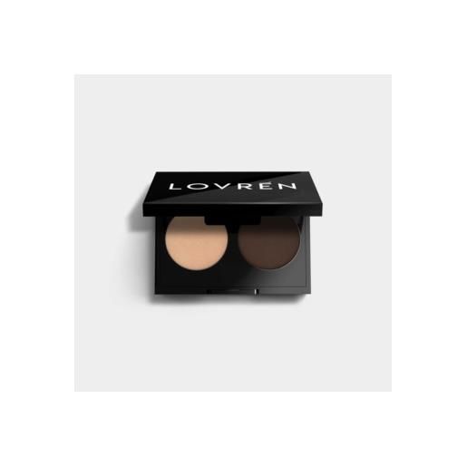 Lovren linea make-up om2 ombretto duo brown 3,6g. 