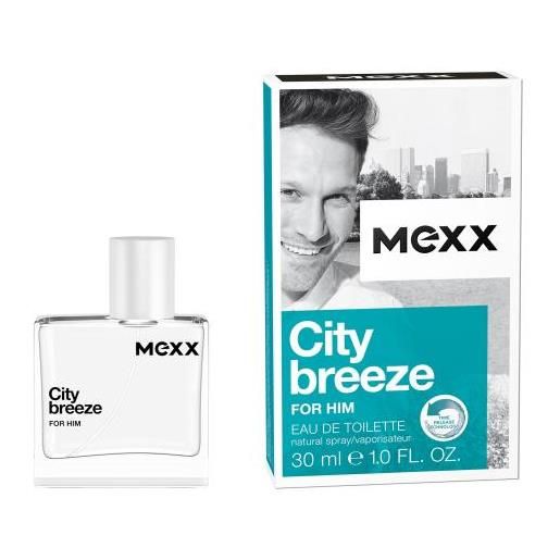Mexx city breeze for him 30 ml eau de toilette per uomo