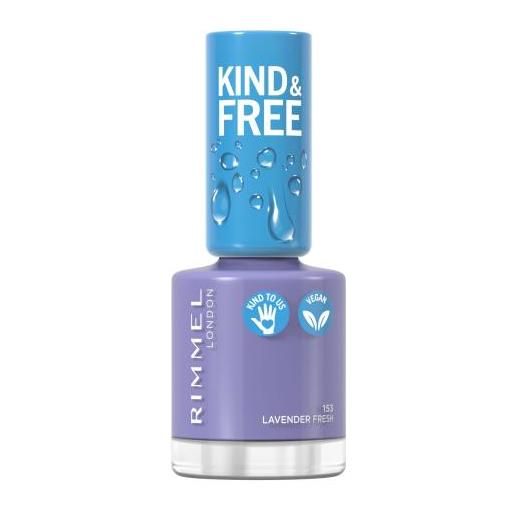 Rimmel London kind & free smalto per le unghie 8 ml tonalità 153 lavender light