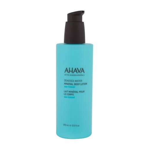 AHAVA deadsea water mineral body lotion sea-kissed lozione nutriente per il corpo 250 ml per donna