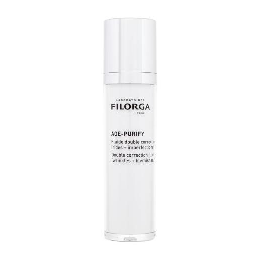 Filorga age-purify double correction fluid fluido cutaneo contro rughe e macchie di pigmento 50 ml per donna