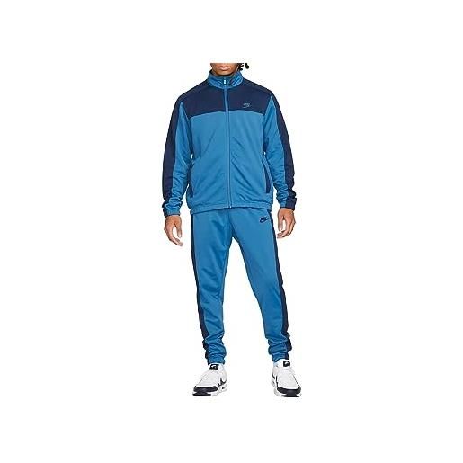 Nike tuta ginnastica uomo dm6843 408 m nsw spe pk trk suit marina blue (s)