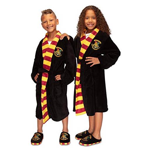 Harry Potter hogwarts veste, nero, 10-12 anni unisex bambini