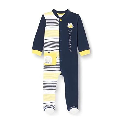 Chicco tutina con apertura davanti per neonato set di pigiama, blu, 6 mesi bimbo