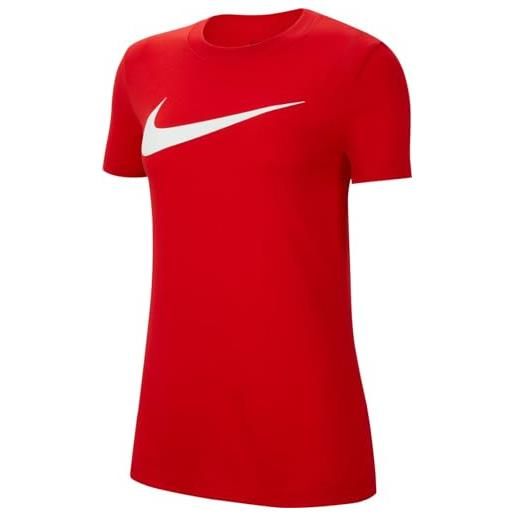 Nike team club 20 - maglietta da donna, donna, t-shirt, cw6967-657, rosso università/bianco, s