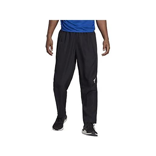 adidas pantaloni da uomo (1/1) aeroready progettati per movement training jogger, nero/bianco, hn8529, xs