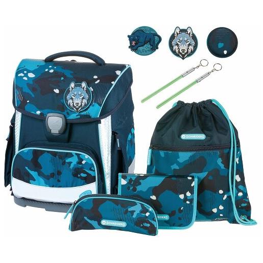 Schneiders toolbag plus set di borse per la scuola blu