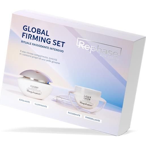 Rephase box laser 50 ml + cleany scrub 50ml global firming set