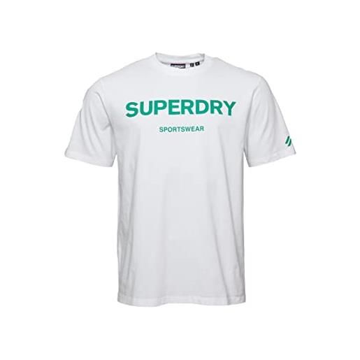 Superdry camiseta estampada camicia formale, ottico, xl uomo