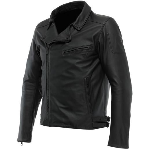 Dainese chiodo leather jacket nero 50 uomo