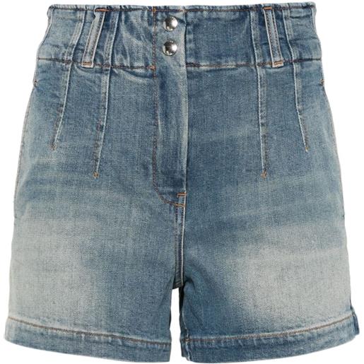 IRO shorts denim bianchi - blu